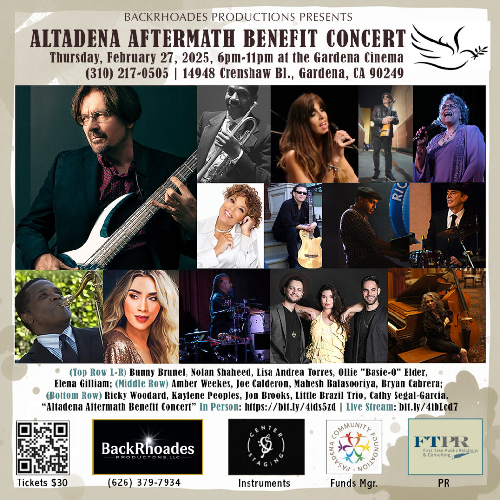 Altadena Aftermath Benefit Concert Lineup
