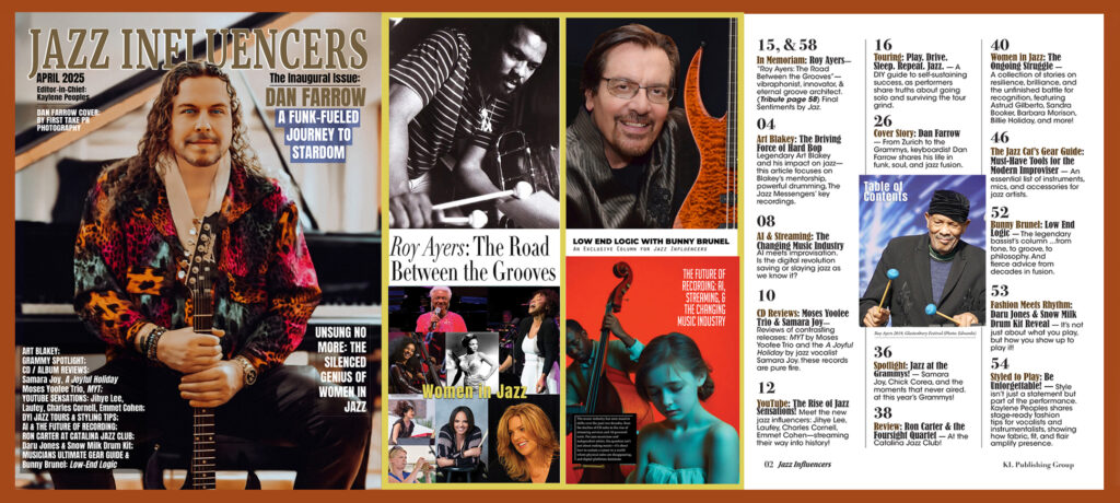 Jazz Influencers Issue 1, Grammy-Winning Keyboardist Dan Farrow